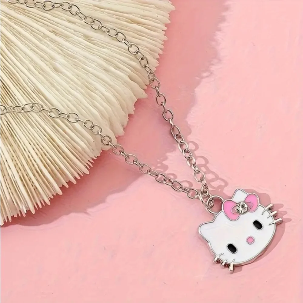 Hello Kitty Charm Bracelet with Pink Accents